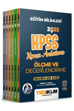 Yediiklim Yayınları 2025 KPSS Eğitim Bilimleri Konu Anlatımlı Modüler Set - Görsel 1