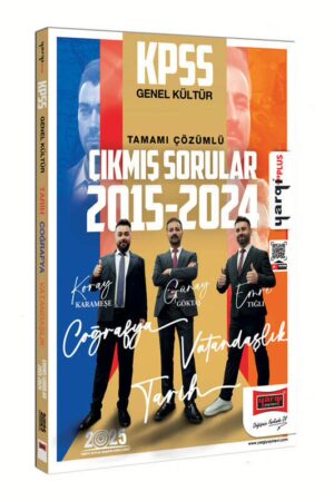 Yargı Yayınları 2025 KPSS Genel Kültür 2015-2024 Konularına Göre Düzenlenmiş Tamamı Çözümlü Çıkmış Sorular - Görsel 1