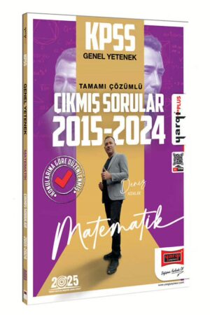 Yargı Yayınları 2025 KPSS Genel Yetenek Matematik 2015-2024 Konularına Göre Düzenlenmiş Tamamı Çözümlü Çıkmış Sorular - Görsel 1
