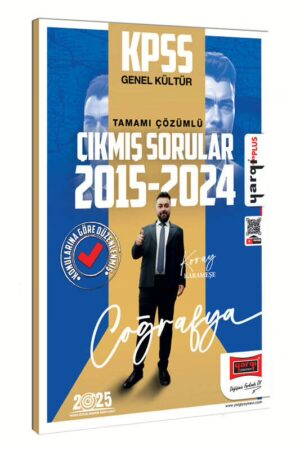 Yargı Yayınları 2025 KPSS Genel Kültür 2015-2024 Coğrafya Konularına Göre Düzenlenmiş Tamamı Çözümlü Çıkmış Sorular - Görsel 1