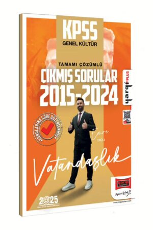 Yargı Yayınları 2025 KPSS Genel Kültür 2015-2024 Vatandaşlık Konularına Göre Düzenlenmiş Tamamı Çözümlü Çıkmış Sorular - Görsel 1