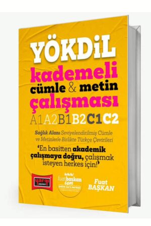 Yargı Yayınları YÖKDİL Kademeli Cümle & Metin Çalışması A1 A2 B1 B2 C1 C2 - Görsel 1