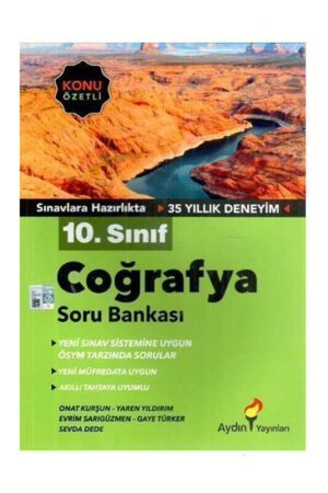9786258104387 Aydın Yayınları, Coğafya, Soru Kitabı