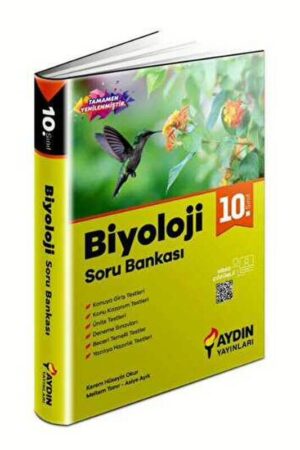 9786258104233 Aydın Yayınları, Biyoloji Kitabı, Soru Kitabı