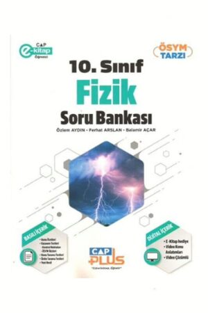 9786256040014 Çap Yayınları, Fizik, Soru Kitabı