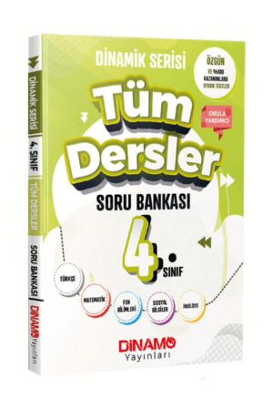 9786259802534 Dinamo Yayınları, Tüm Dersler, Soru Kitabı