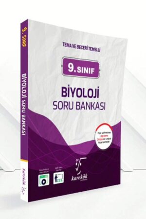 9786258419894 Karekök Yayınları, Biyoloji Kitabı, Soru Kitabı