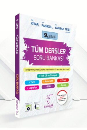 9786258419900 Karekök Yayınları, 2025, Tüm Dersler, Soru Kitabı