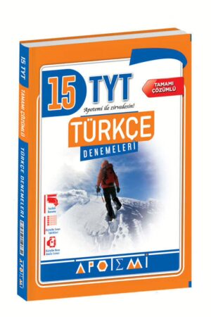 9786256648395 Apotemi Yayınları, 2025, TYT Kitap, Türkçe, Deneme Kitabı