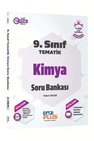 9786256040588 Çap Yayınları, 2025, Kimya, Soru Kitabı