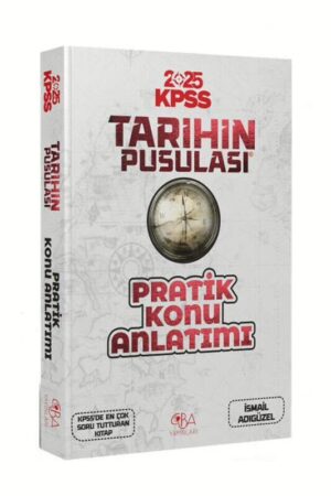 9786057301550 CBA Akademi, 2025, KPSS Kitap, Tarih, Konu Kitabı