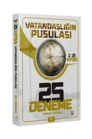 9786057299574 CBA Akademi, 2025, KPSS Kitap, Deneme Kitabı