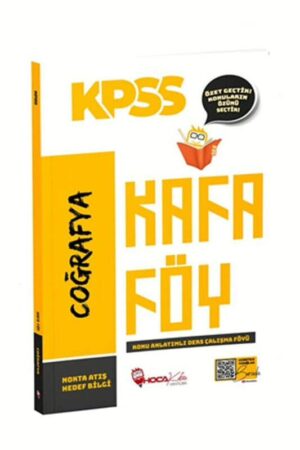 9786257248877 Hoca Kafası Yayınları, KPSS Kitap, Coğafya, Konu Kitabı
