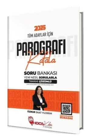 9786259459592 Hoca Kafası Yayınları, 2025, KPSS Kitap, ALES Kitap, TYT Kitap, Soru Kitabı