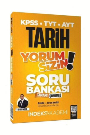 9786259413686 İndeks Akademi Yayıncılık, 2025, KPSS Kitap, TYT Kitap, AYT Kitap, Tarih, Soru Kitabı