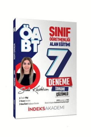 9786056680090 İndeks Akademi Yayıncılık, ÖABT Kitabı, Deneme Kitabı