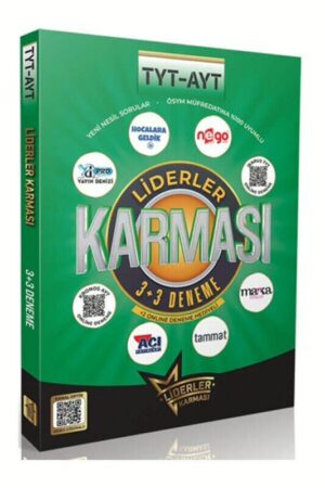 9786259777306 Liderler Karması, 2025, TYT Kitap, AYT Kitap, Deneme Kitabı
