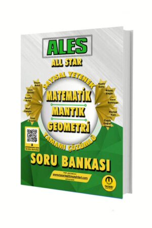 9786256334182 Tasarı Yayınları, 2025, Geometri Kitabı, Matematik Kitabı, ALES Kitap, Soru Kitabı