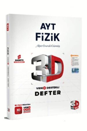 9786259841755 3D Yayınları, AYT Kitap, Fizik