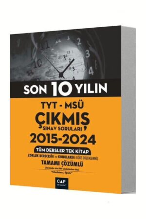 9786256040434 Çap Yayınları, 2025, TYT Kitap