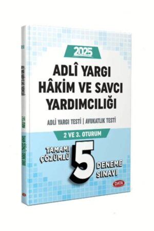9786256519428 Data Yayınları, 2025, Deneme Kitabı