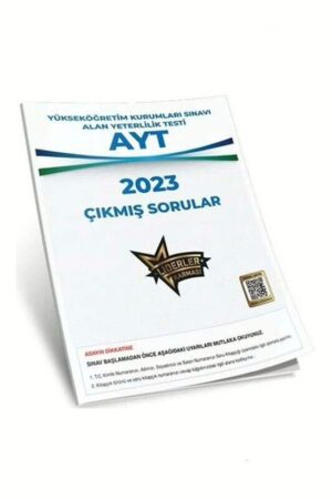 2025122002023 Liderler Karması, 2023, AYT Kitap, Çıkmış Soru Kitabı