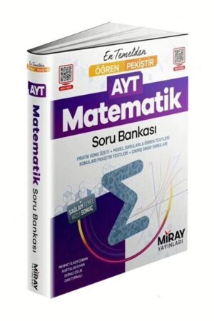9786256412941 Miray Yayınları, 2025, Matematik Kitabı, AYT Kitap, Soru Kitabı