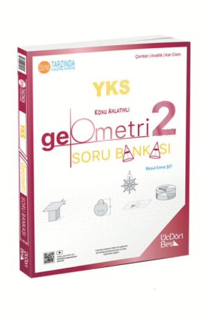 9786256060982 ÜçDörtBeş Yayınları, 2025, Geometri Kitabı, YKS Kitap, Soru Kitabı, Konu Kitabı