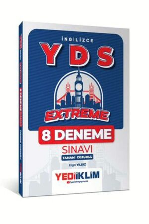 9786254317996 Yediiklim Yayınları, YDS Kitap, Deneme Kitabı