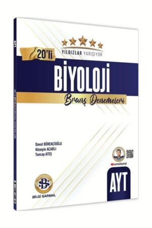 9786256712232 Bilgi Sarmal Yayınları, 2025, Biyoloji Kitabı, AYT Kitap, Deneme Kitabı