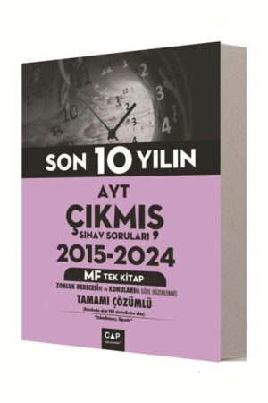 9786256040656 Çap Yayınları, 2024, AYT Kitap
