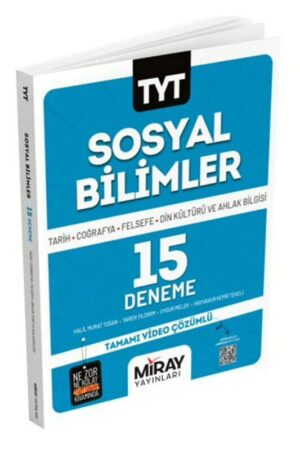 9786256412729 Miray Yayınları, 2025, TYT Kitap, Deneme Kitabı