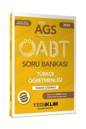 9786254318283 Yediiklim Yayınları, 2025, ÖABT Kitabı, Türkçe, Soru Kitabı
