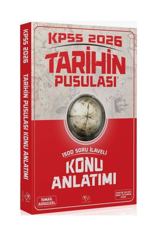9786259613697 CBA Akademi, 2026, KPSS Kitap, Tarih, Konu Kitabı