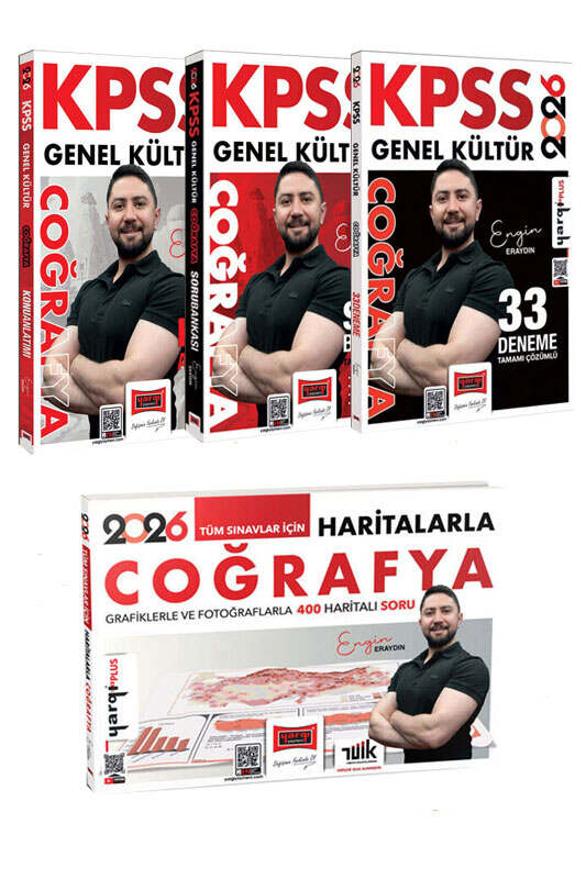 9999B1620 Yargı Yayınları, 2026, KPSS Kitap, Coğafya, Deneme Kitabı