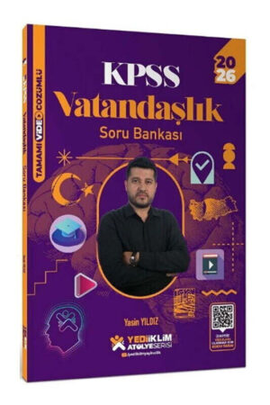 9786254319792 Yediiklim Yayınları, 2026, KPSS Kitap, Soru Kitabı