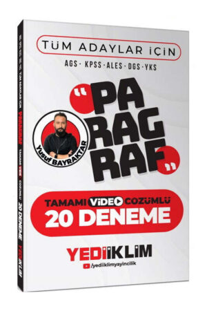 9786254319013 Yediiklim Yayınları, KPSS Kitap, ALES Kitap, YKS Kitap, Deneme Kitabı