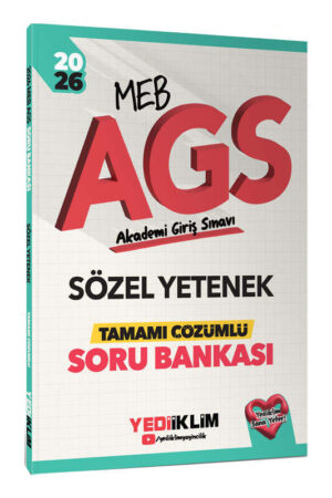 9786255836533 Yediiklim Yayınları, 2026, Soru Kitabı