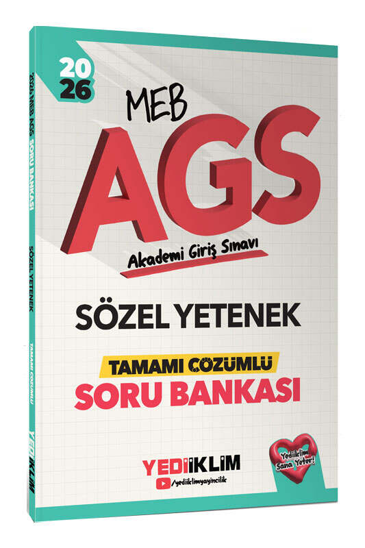 9786255836533 Yediiklim Yayınları, 2026, Soru Kitabı
