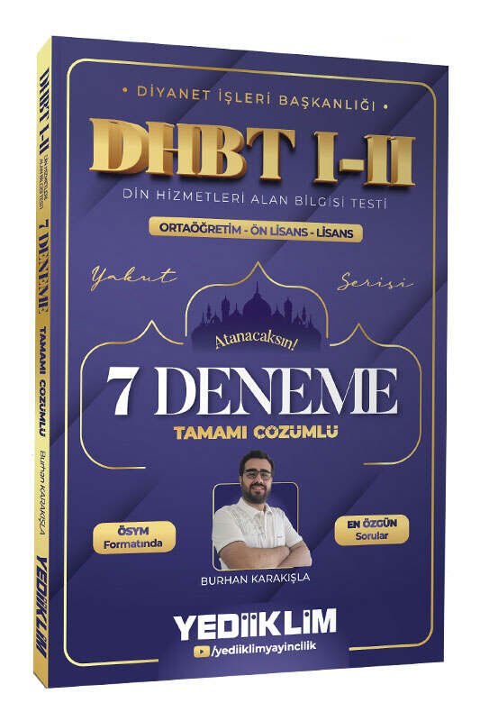 9786255836960 Yediiklim Yayınları, Deneme Kitabı