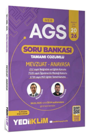 9786258537185 Yediiklim Yayınları, 2026, Soru Kitabı