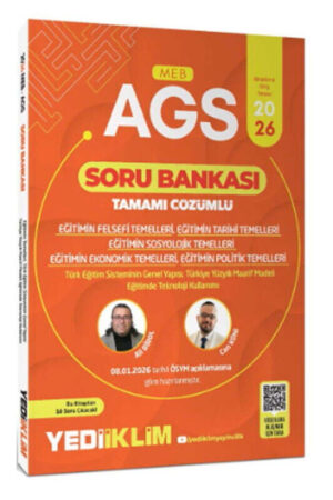 9786258537192 Yediiklim Yayınları, 2026, Soru Kitabı