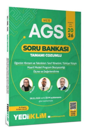 9786258537178 Yediiklim Yayınları, 2026, Eğitim Bilimleri, Soru Kitabı