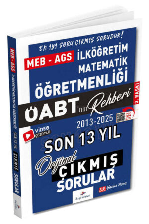 9786255843692 Dizgi Kitap Yayınları, 2026, ÖABT Kitabı, Matematik Kitabı, Çıkmış Soru Kitabı
