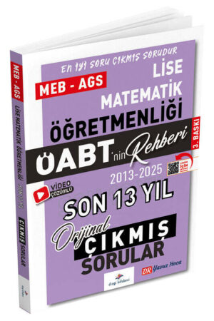 9786255843708 Dizgi Kitap Yayınları, 2026, ÖABT Kitabı, Lise, Matematik Kitabı, Çıkmış Soru Kitabı