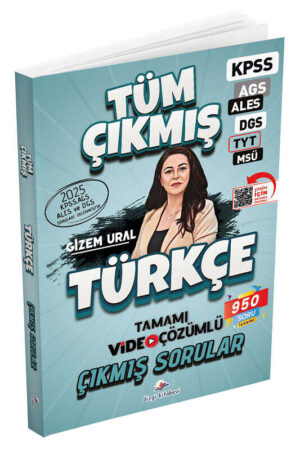 9786255788016 Dizgi Kitap Yayınları, 2026, KPSS Kitap, ALES Kitap, TYT Kitap, Türkçe, Çıkmış Soru Kitabı