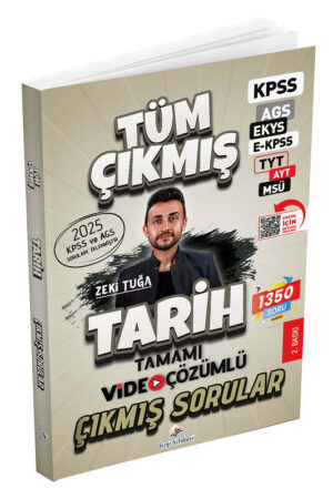 9786255843906 Dizgi Kitap Yayınları, 2026, KPSS Kitap, TYT Kitap, AYT Kitap, Tarih, Çıkmış Soru Kitabı
